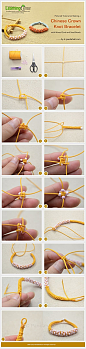 DIY串珠编织手链