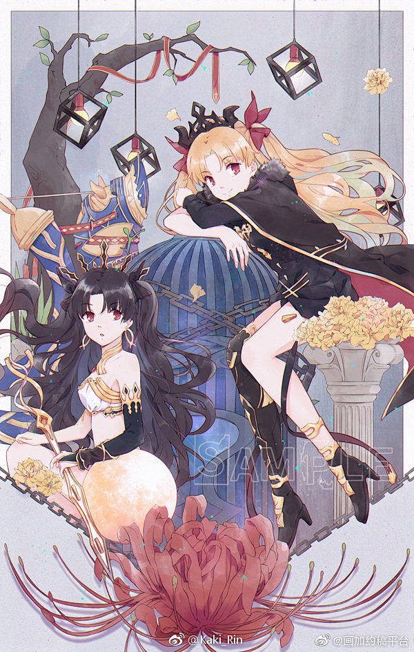 美图安利站内fgo同人远坂凛伊什塔尔艾蕾什基伽尔同人安利