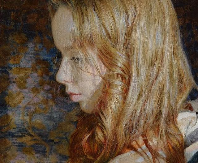 俄罗斯的女画家画的唯美油画人体作品画得太细腻了我太可以