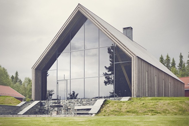 图集下载隔热双层玻璃建筑外立面异形玻璃顶棚结构透明房子建筑设计