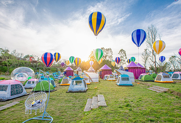 黄龙溪欢乐田园乡村帐篷节现场jpg