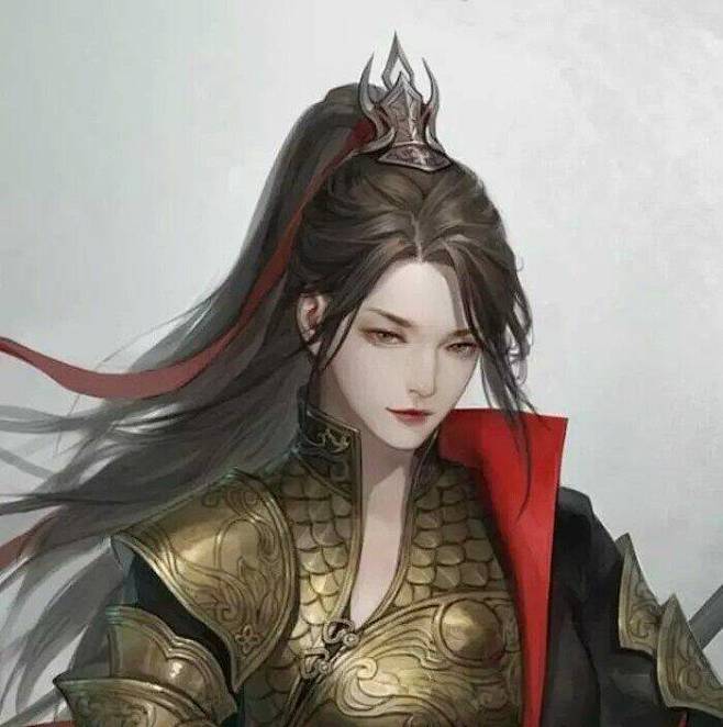 一个威风凛凛的女将军