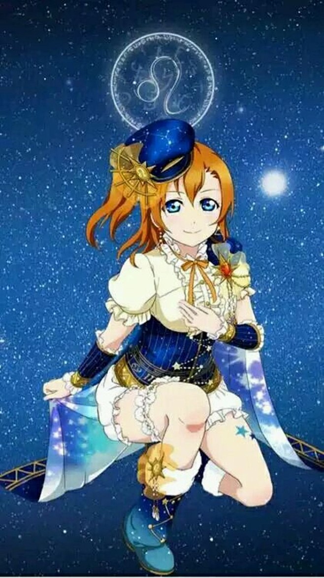 二次元 同人 lovelive 高坂穗乃果 十二星座 狮子座二次元美少女抹茶