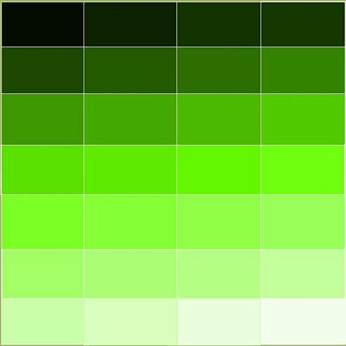 国网绿 颜色代码RGB图片