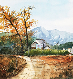hotlinda采集到水彩风景