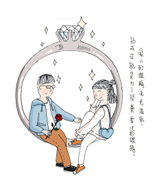 西米_鹿采集到西米鹿的插画本子