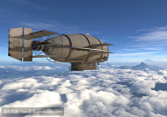 飞艇空艇大空中飞艇大飞艇