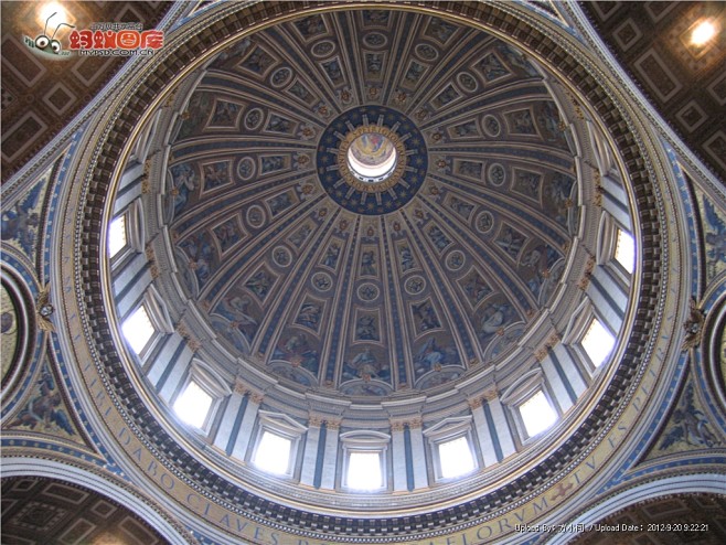 罗马万神庙穹顶图片素材