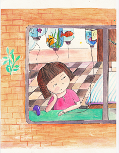 西米_鹿采集到西米鹿的插画本子