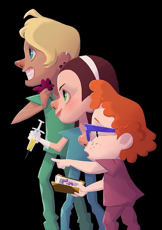 转采于2015-09-28 17:14:24méryl插画-儿童初舞同采自merylfranck