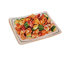 桔猫儿采集到手绘食物