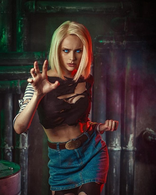 龙珠斗士z人造人18号cosplay