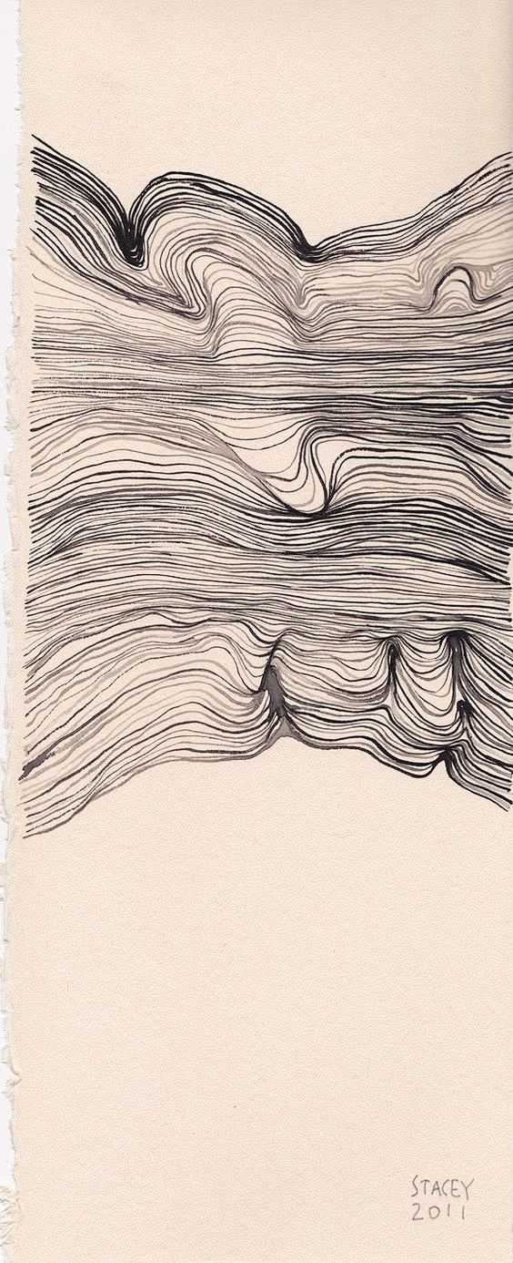 自然是最美的水墨画师自然肌理