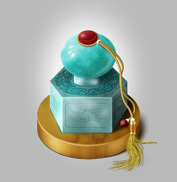 玉玺写实图标ui