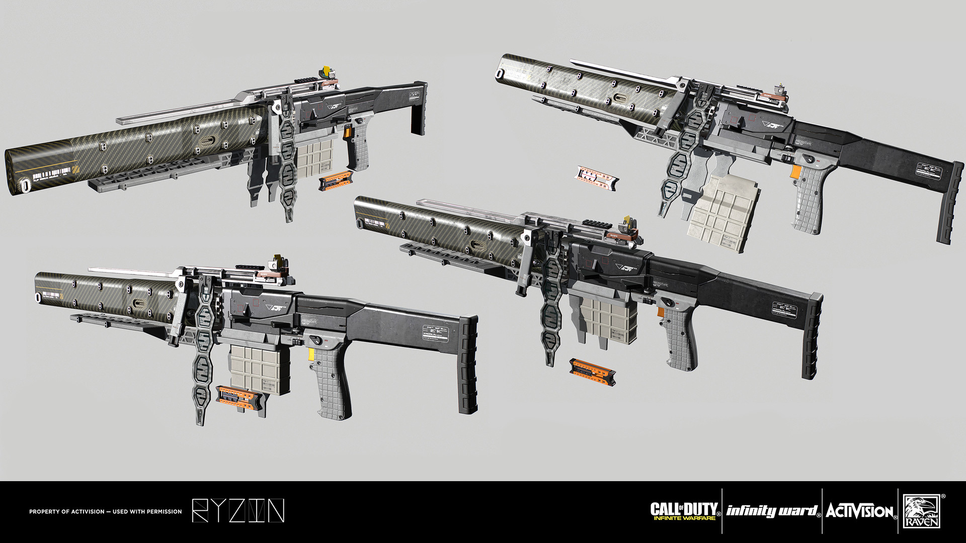 Ballista Em3 Ryzin Studio Weapon Created For Call Of Duty Infinite Warfare These Weapons Were An Amazing Experience To Work On Alongside The Incredibly Talented Weapons Team At Iw Design