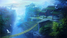 花玴采集到仙侠场景