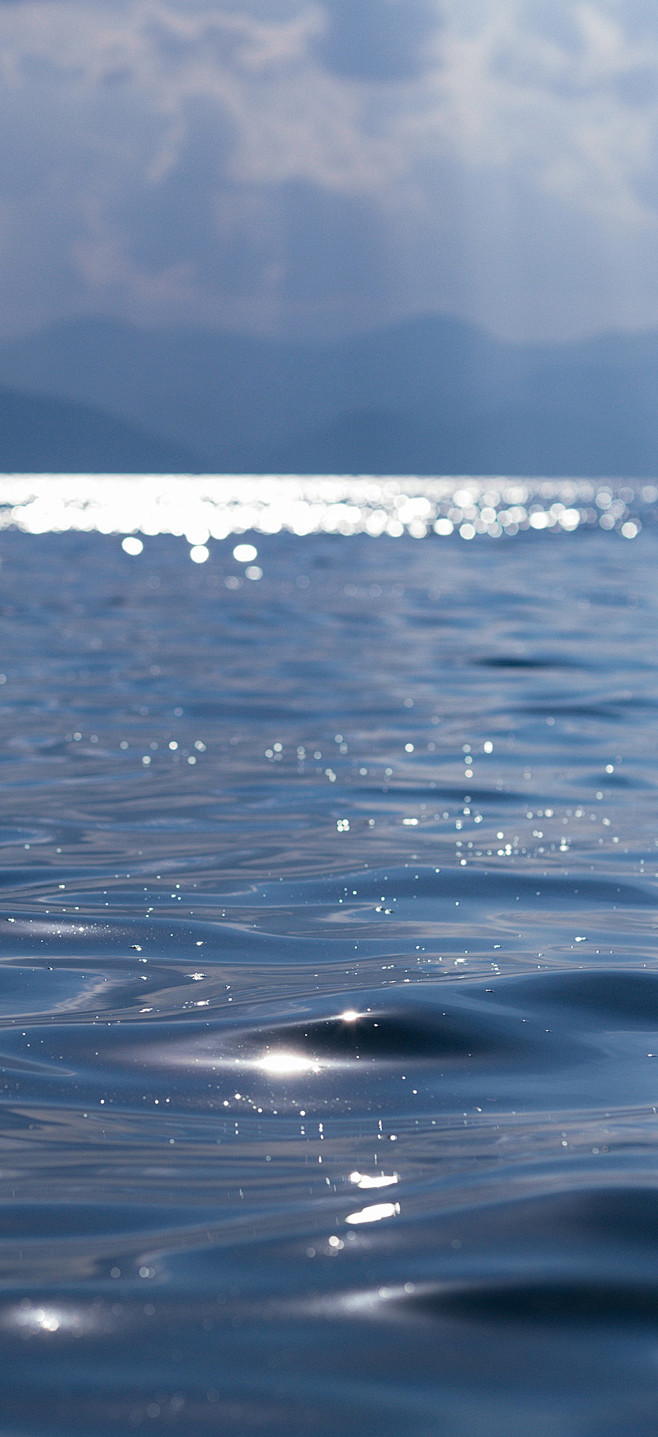 湖面水面海面波光