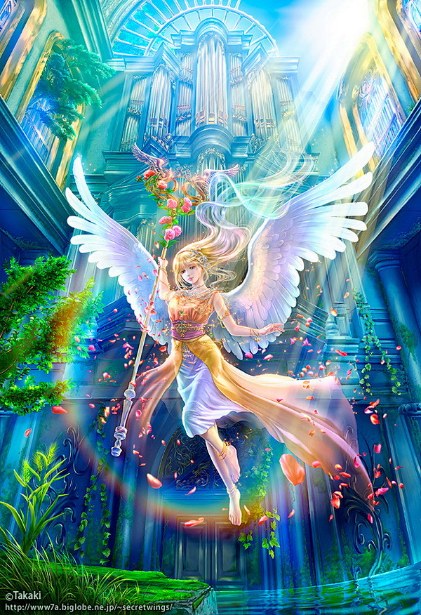 日本takaki幻想唯美人物插画欣赏