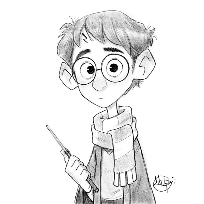 harry potter sketch .