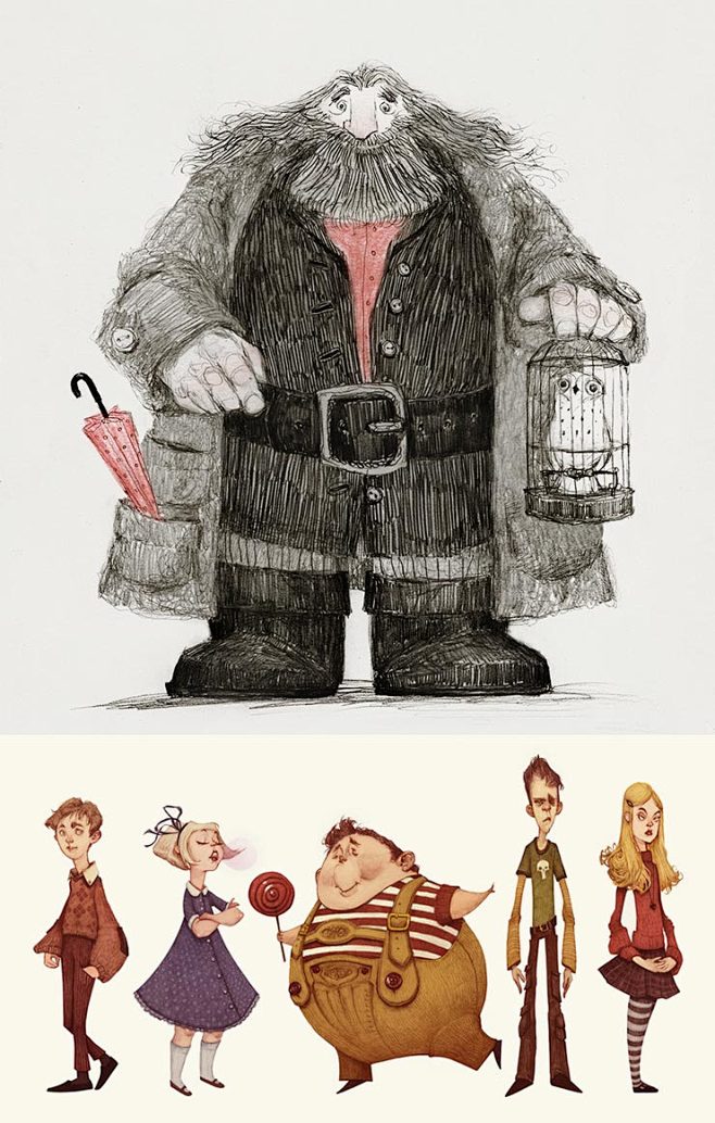 70张欧美蒸汽朋克另类暗黑cg插图插画游戏角色参考人设低迷灰色淘宝网