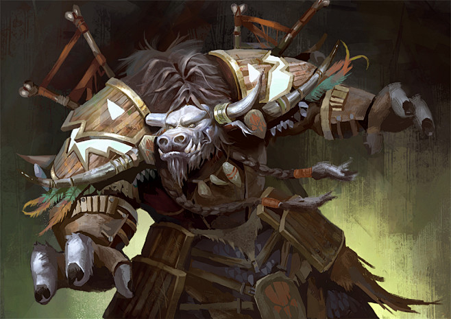 魔兽世界#  #牛头人#  #萨满#.