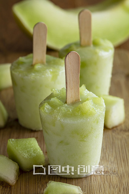 哈密瓜冰棍