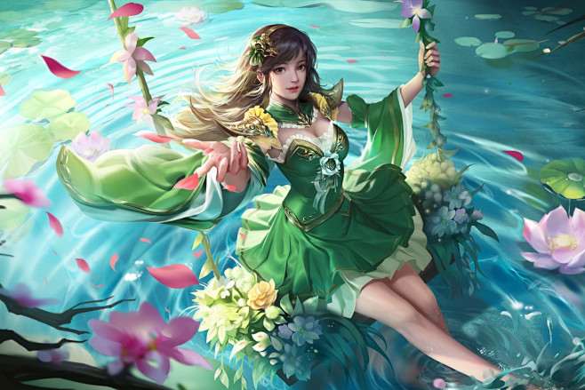 花纤涟漪界小乔看图三国杀皮肤吧百度贴吧