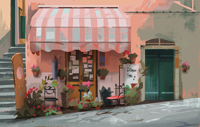 街边一角作者chelseablecha转自behance