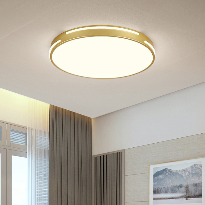 欧式节能灯超亮led超薄网红全屋吸顶灯卧室套装组合家用创意薄款淘宝