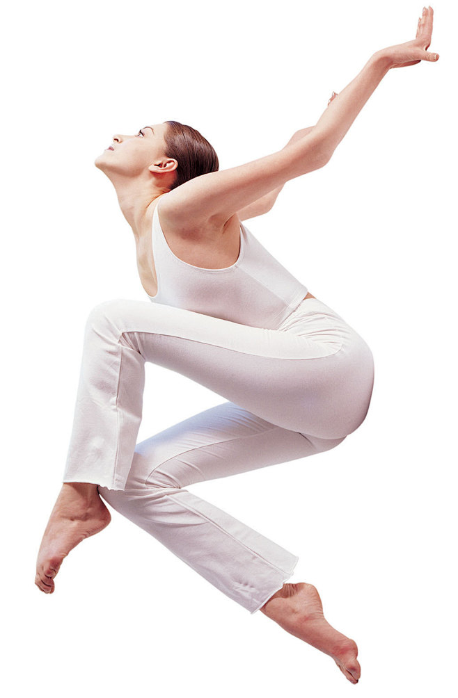 唯美瑜伽人物素材