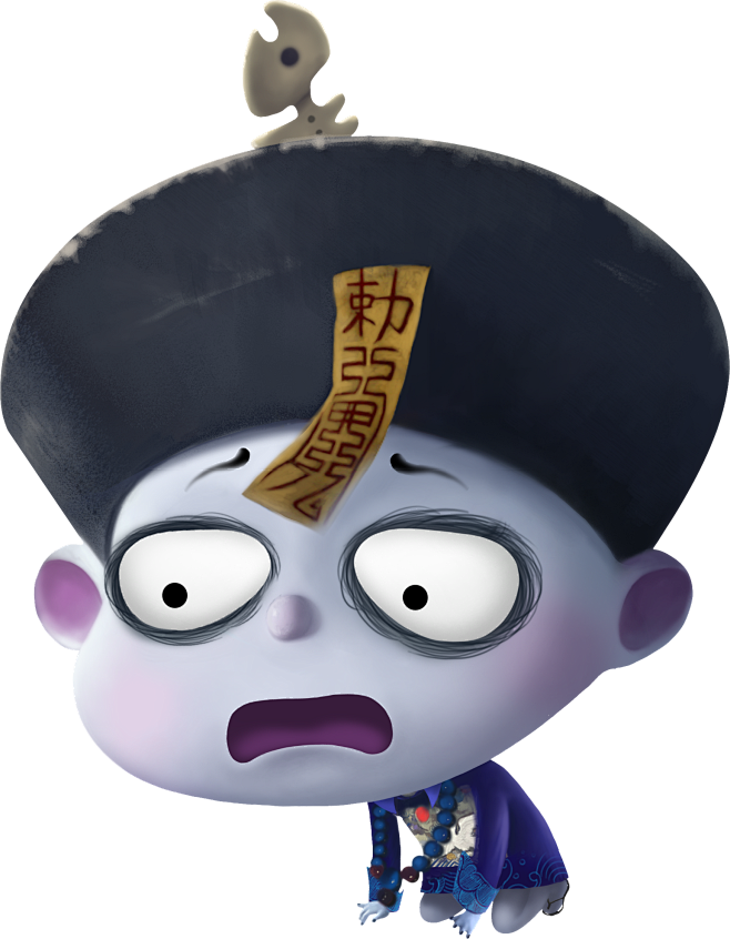 僵尸小僵尸可爱中国风僵小鱼创意壁纸卖萌萌萌的僵尸高清桌面小清新呆