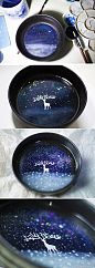 夜光 白鹿星空——水晶滴胶画 | DIY小组 | 果壳 科技有意思
