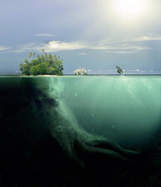 深海恐惧恐怖图片