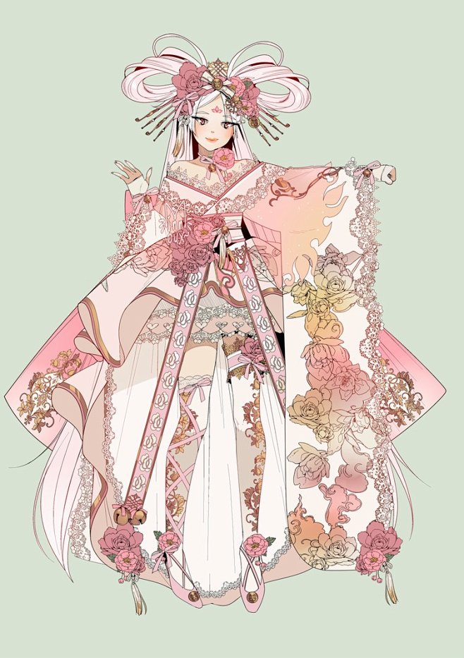 和服,少女-花瓣网|陪你做生活的设计师 | 18