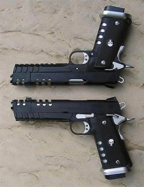 火枪-花瓣网|陪你做生活的设计师 | 92/ m9, colt 1911, walther p99