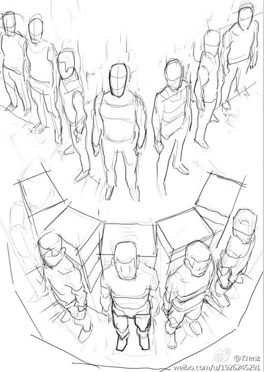 绘画中如何表现出人物和空间的透视感知乎