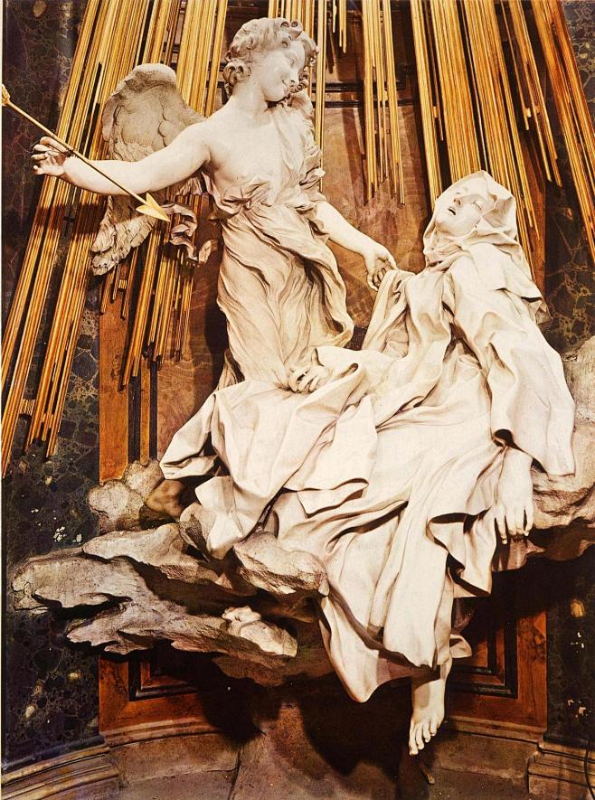萨的沉迷 内尼尼作品,坐标罗马胜利之后圣母堂绘画