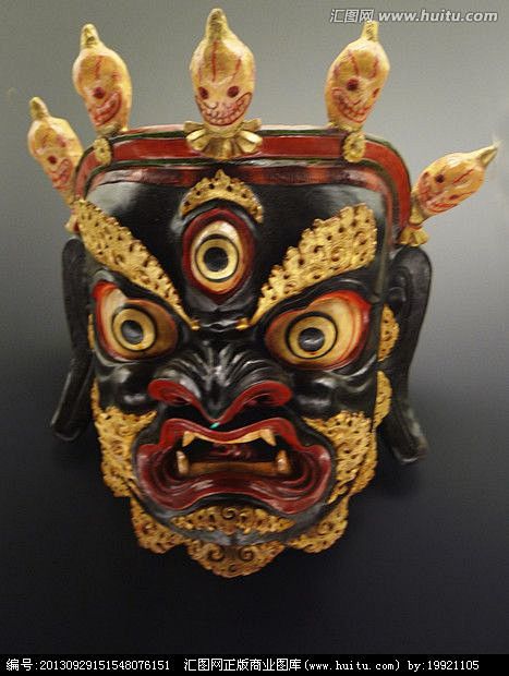 贵州傩面具传统傩戏面具傩面具巫傩面具巫傩文化北坤人素材