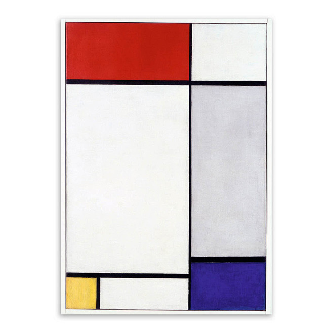 轻艺术 大师名画 蒙德里安 抽象 油画 .