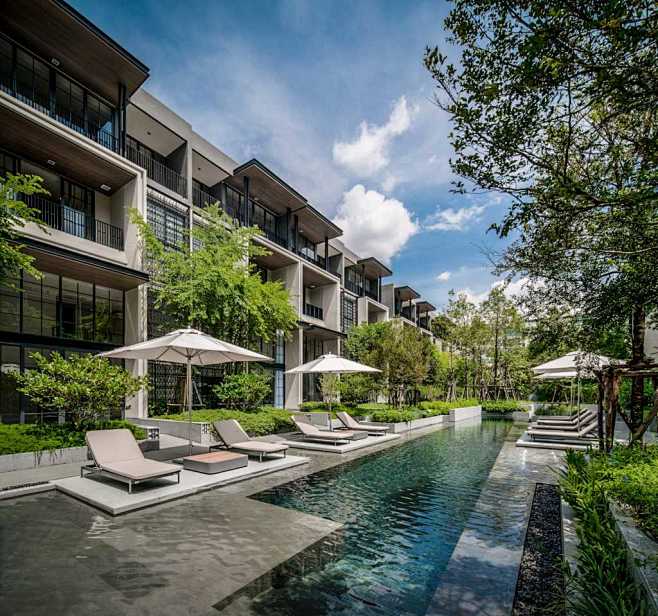 泰国封闭式公寓住宅quarter31residencemakeascene–mooool木藕设计网