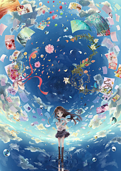 蓝夏诺采集到动漫唯美
