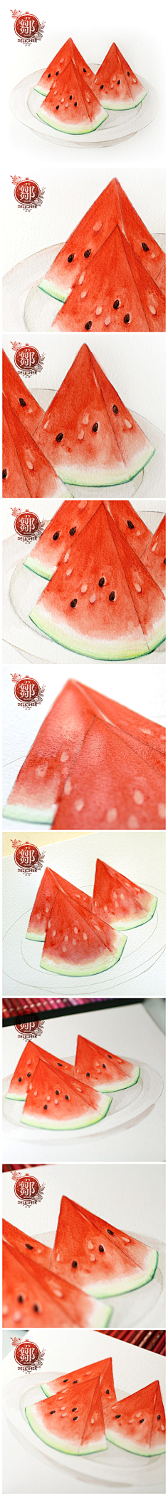 hotlinda采集到水彩静物