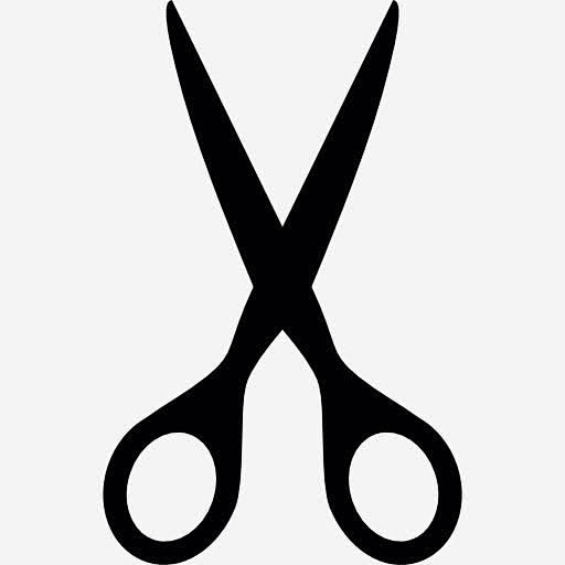 张开的剪刀图标