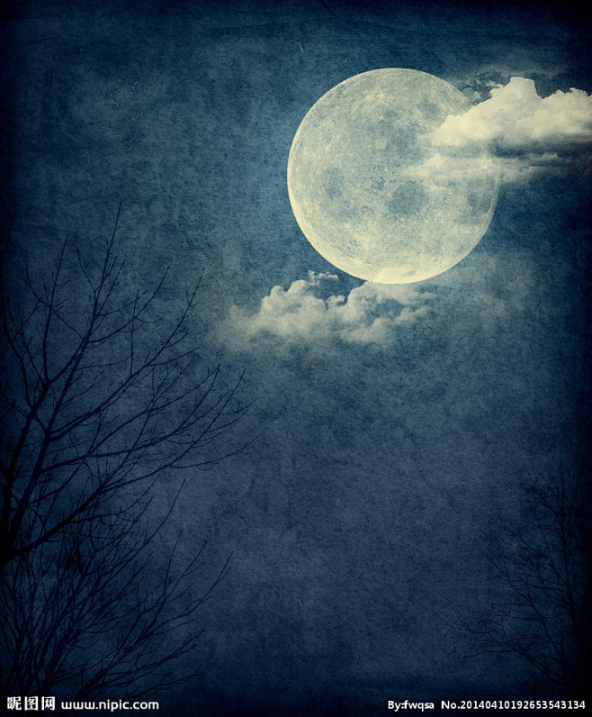 月亮背景