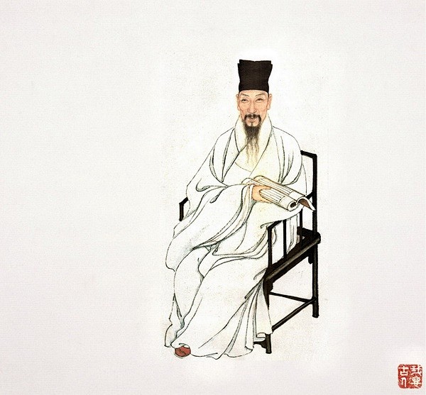 公卿百官侯王宗室僧儒道古人画的古人肖像来自松江邦彦画像