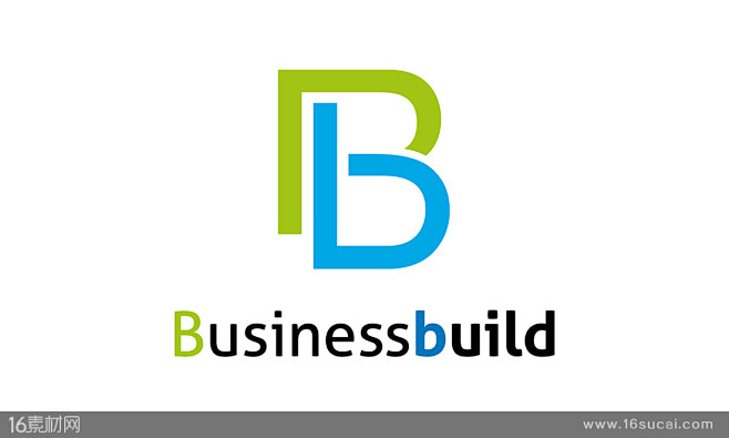 创意b字字母公司logo设计矢量素材