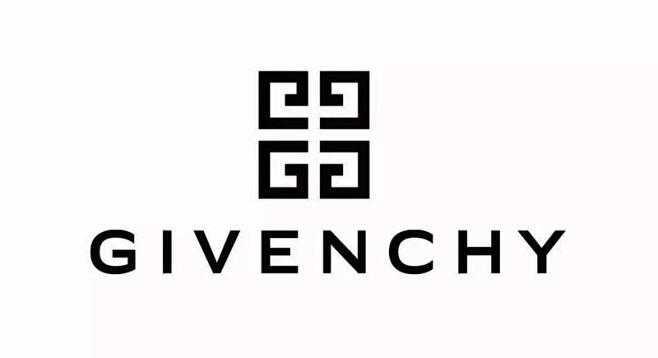 纪梵希logo由4个"g"字母的变形组和黑体givenchy字样,堪称givenchy的