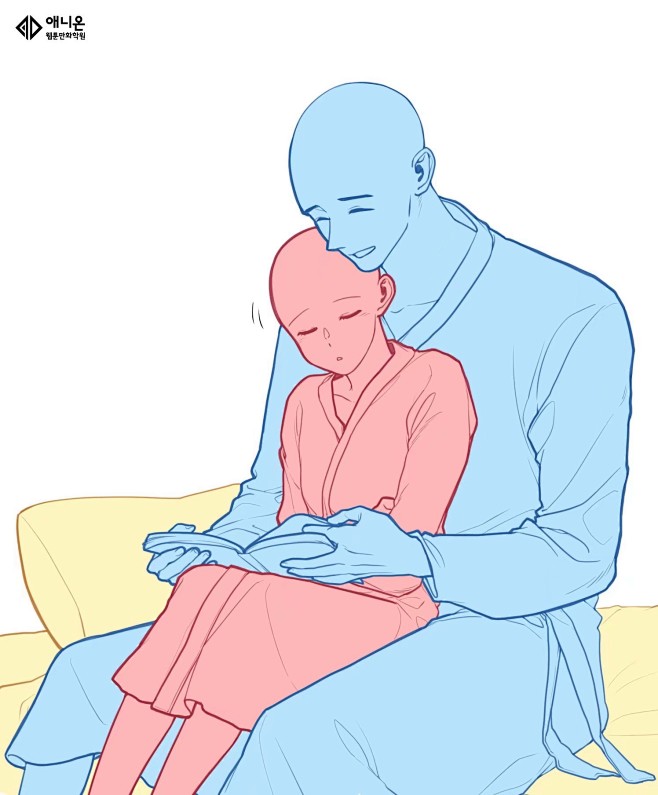 【双人动作参考】一些人物动作绘画素材,马住~ twi:anion_art