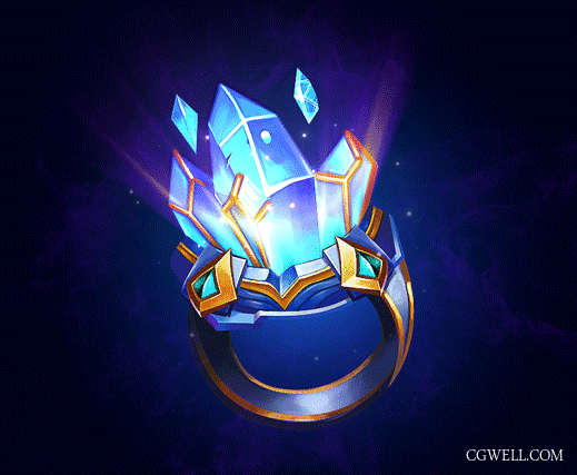 cgwell做的两个小练习特效蓝宝石戒指与魔导书81作者落丶宇轩帖子id