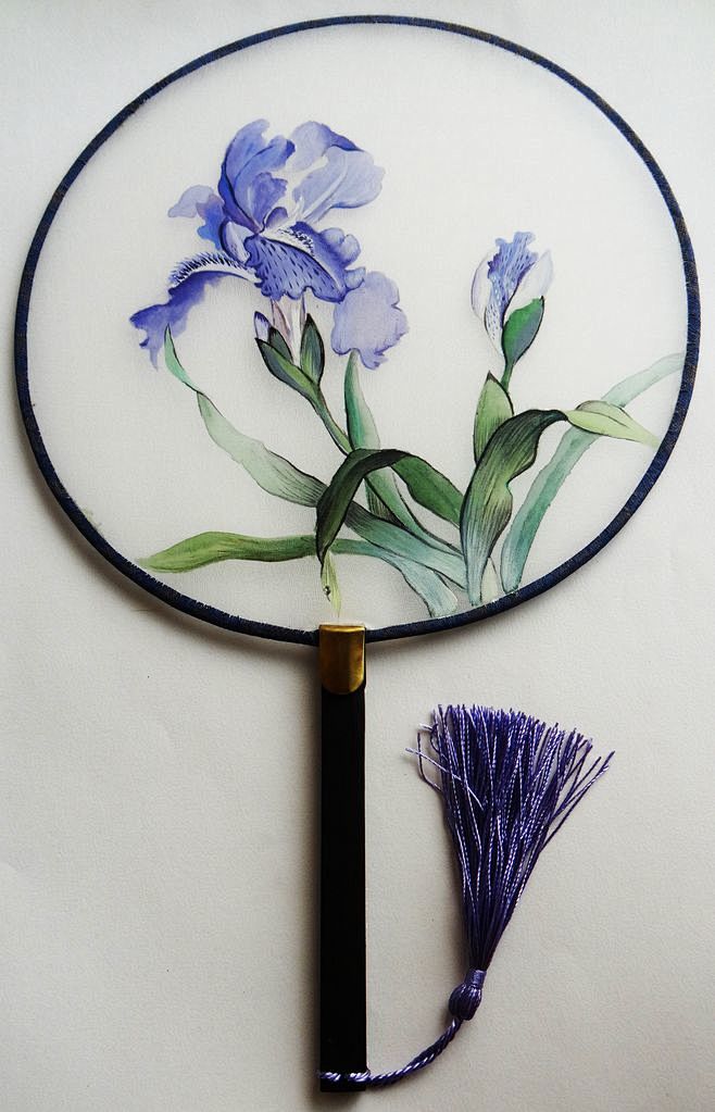 团扇鸢尾北坤人素材